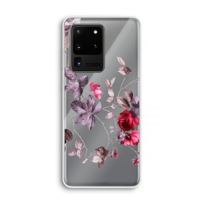 Mooie bloemen: Samsung Galaxy S20 Ultra Transparant Hoesje