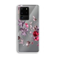 Mooie bloemen: Samsung Galaxy S20 Ultra Transparant Hoesje