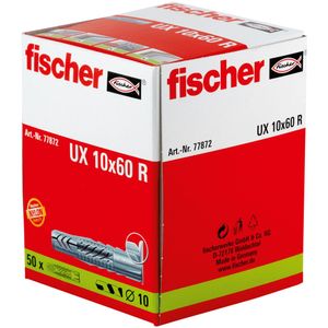 Fischer 77872 schroefanker & muurplug 50 stuk(s) 60 mm