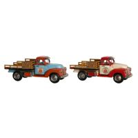 Decoratieve figuren DKD Home Decor Blauw Wit Rood Oranje Vintage 31 x 12 x 13 cm (2 Stuks)