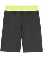 AMBUSH short à taille contrastante - Noir