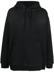 MSGM hoodie à effet délavé - Noir