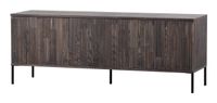 WOOOD Exclusive TV-meubel 'New Gravure' Essenhout, 150cm, kleur Espresso WOOOD Exclusive TV-meubel 'New Gravure' Essenhout, 150cm, kleur Espresso