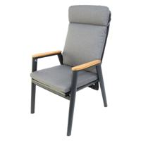 Masonville verstelbare dining stoel midnight grey - Oosterik home