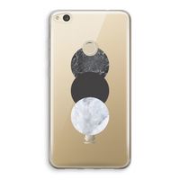 Marmeren cirkels: Huawei Ascend P8 Lite (2017) Transparant Hoesje
