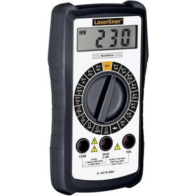 Laserliner MultiMeter Multimeter Digitaal CAT III 300 V Weergave (counts): 1999
