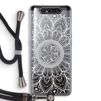 Roses Are Red: Samsung Galaxy A80 Transparant Hoesje met koord