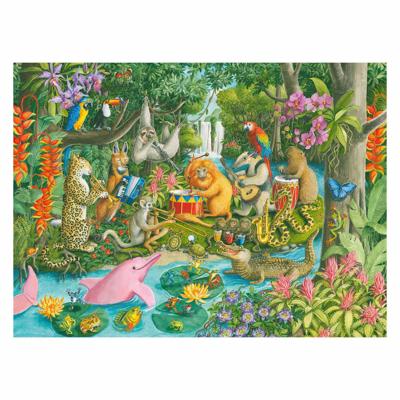 Ravensburger - puzzel het jungle-orkest 100st. xxl