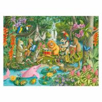 Ravensburger - puzzel het jungle-orkest 100st. xxl - thumbnail