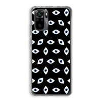 Eyes pattern: Xiaomi Redmi Note 10 Pro Transparant Hoesje