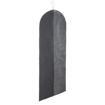 Kleding/beschermhoes linnen grijs 130 cm