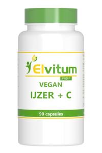 Elvitaal/elvitum IJzer met vitamine C vegan
