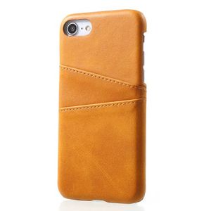 Casecentive Leren Wallet back case iPhone 7 / 8 / SE 2020 tan