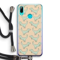 Dinos: Huawei P Smart (2019) Transparant Hoesje met koord