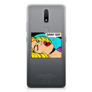 Nokia 2.4 Silicone Back Cover Popart Oh Yes
