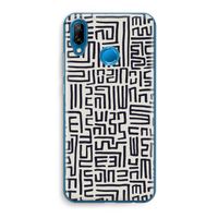 Moroccan Print: Huawei P20 Lite Transparant Hoesje