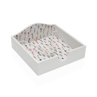 Servethouder Versa BLUME Hout MDF 18 x 7 x 18 cm