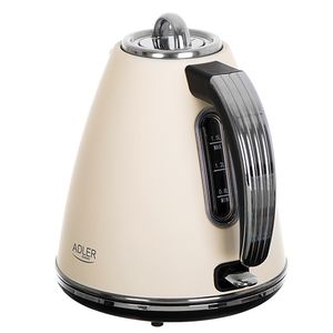 Adler AD 1343 Waterkoker metaal 1.5L STRIX - Crème