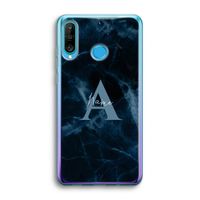 Midnight Marble: Huawei P30 Lite Transparant Hoesje