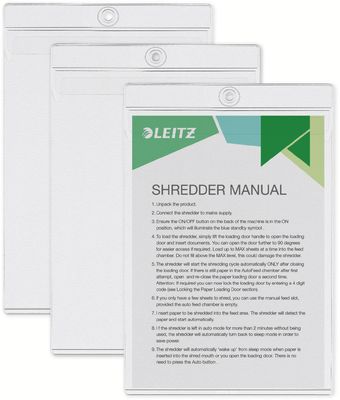 Leitz showtas met ophangoog, ft A5, pak van 50 stuks