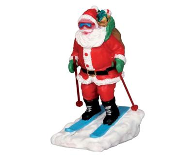 Santa skier - Lemax