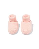 HEMA Newborn sloffen gebreid roze (roze)