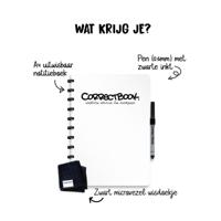 Correctbook Original A4 Inspirational White Gelinieerd - Uitwisbaar / Herschrijfbaar Notitieboek Correctbook Original A4 Inspirational White Gelinieerd - Uitwisbaar / Herschrijfbaar Notitieboek