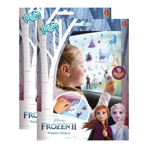 Disney Frozen auto raamstickers - 140x - voor kinderen