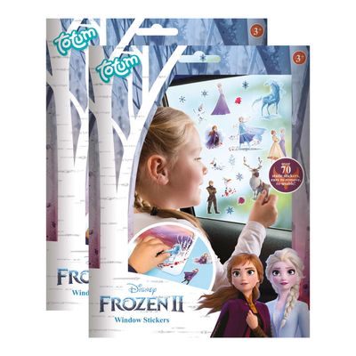 Disney Frozen auto raamstickers - 140x - voor kinderen