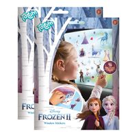 Disney Frozen auto raamstickers - 140x - voor kinderen - thumbnail