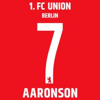 Aaronson 7 (Officiële Union Berlin Bedrukking 2023-2024)