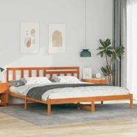 Bedframe Wasbruin 180 x 200 cm Massief grenenhout