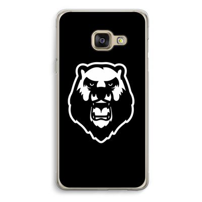 Angry Bear (black): Samsung A3 (2017) Transparant Hoesje