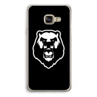 Angry Bear (black): Samsung A3 (2017) Transparant Hoesje