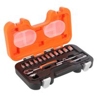 Bahco Doppenset 4-14mm 16-Delig 1/4 - S160