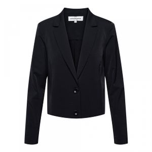 &Co - Zwart Blazer extra kort - Maat XL