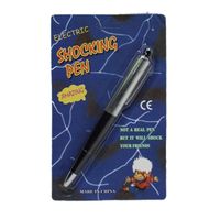 Fopartikelen - Shock pen - die een schok geeft als je er mee gaat schrijven - fun artikelen Fopartikelen - Shock pen - die een schok geeft als je er mee gaat schrijven - fun artikelen