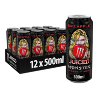 Monster energy juice bad apple blik (12x 500ml)