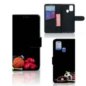 Samsung Galaxy M31 Wallet Case met Pasjes Sports