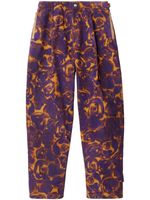 Burberry pantalon fuselé à fleurs - Violet - thumbnail