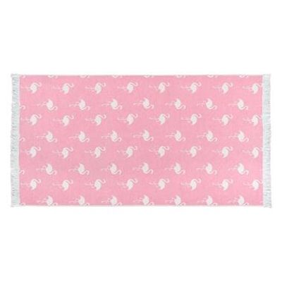 Hamamdoek Flamenco - roze - 90x170 cm