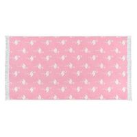 Hamamdoek Flamenco - roze - 90x170 cm