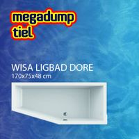 Wavedesign Ligbad Dore 170X75X48 cm Pergamon - 170x75x48 cm Links Pergamon