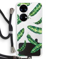 Lange bladeren: Huawei P50 Transparant Hoesje met koord