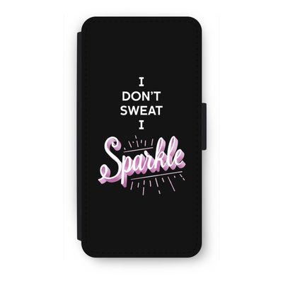 Sparkle quote: iPhone SE 2020 Flip Hoesje