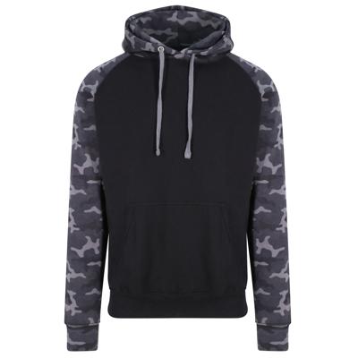 Just Hoods capuchon sweater - camouflage/zwart - heren - hoodie