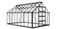 Bourton 1610, zwart gecoat, polycarbonaat 6mm - Royal well