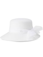 Maison Michel chapeau cloche New Kendall - Blanc - thumbnail