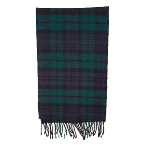 Sjaal Lambswool blauw/groen