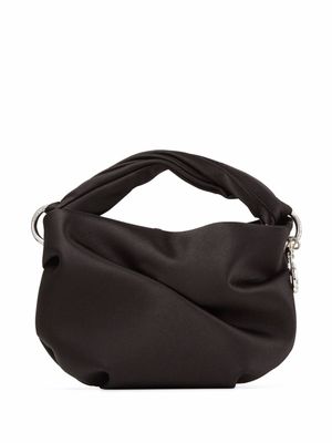 Jimmy Choo sac à main Bonny à fini satiné - Noir